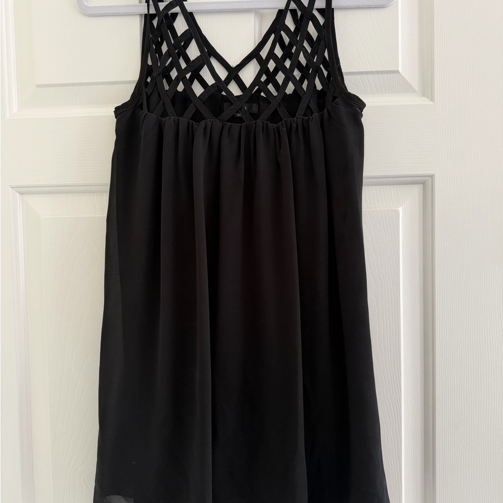 Millau Black Mini Dress